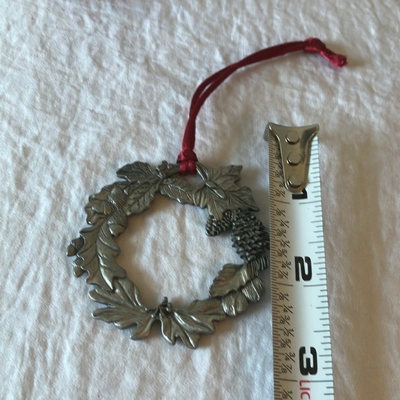 Seagull Pewter: 1995 Vintage Christmas Wreath Ornament- Canada - Picture 11 of 12